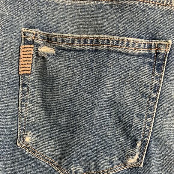 PAIGE Jeans Size 32x28 Sarah Straight Ankle Effortless Street Style Button Fly - Picture 4 of 9